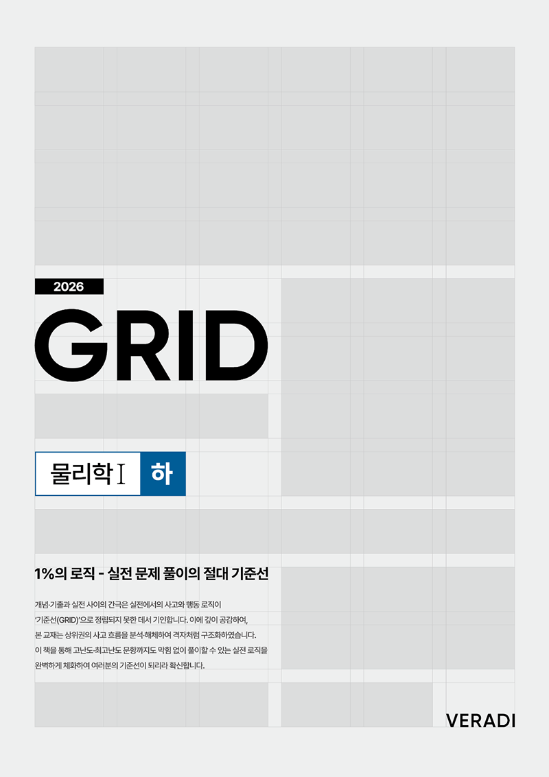 2026 그리드 N제 : 1%의 로직 - 실전 문제 풀이의 절대 기준선 물리학1 시리즈