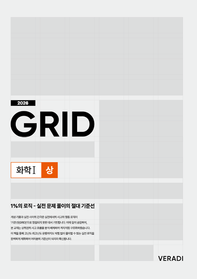 2026 그리드 : 1%의 로직 - 실전 문제 풀이의 절대 기준선 화학1 시리즈